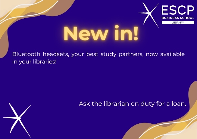 ESCP Library - Bluetooth headsets now available