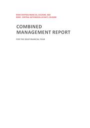 REWE Group : Combined management report 2018 | 