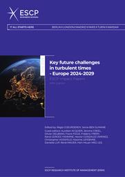 Key future challenges in turbulent times : Europe, 2024-2029 / edited by Régis Coeurderoy, Sonia Ben Slimane | COEURDEROY, Régis - Professeur à ESCP Business School. Science publisher