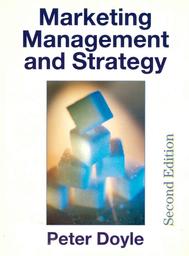 Marketing management and strategy / DOYLE, Peter | DOYLE, Peter. Author