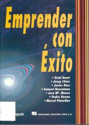 Emprender con éxito / Oriol Amat | AMAT, Oriol. Author