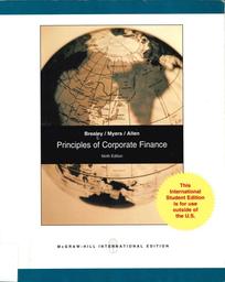 Principles of corporate finance / Richard A. Brealey | BREALEY, Richard A.. Author