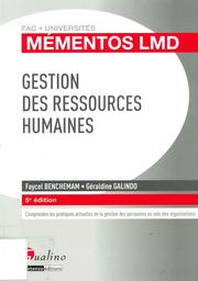 Gestion des ressources humaines / Faycel Benchemam | BENCHEMAM, Faycel. Author