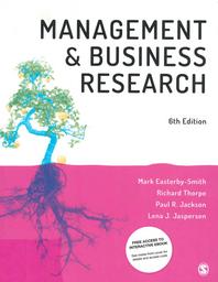 Management and business research / Mark Easterby-Smith | EASTERBY-SMITH, Mark. Author